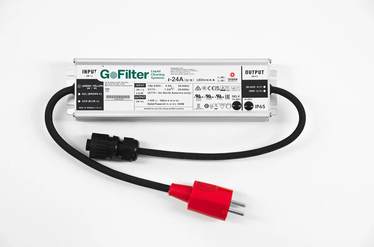 GoFilter power supply